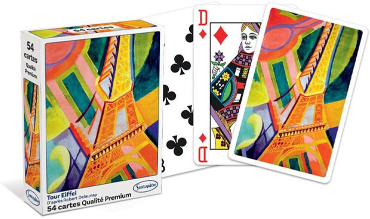 SentoSphère Jeu de 54 cartes Robert Delaunay Tour Eiffel