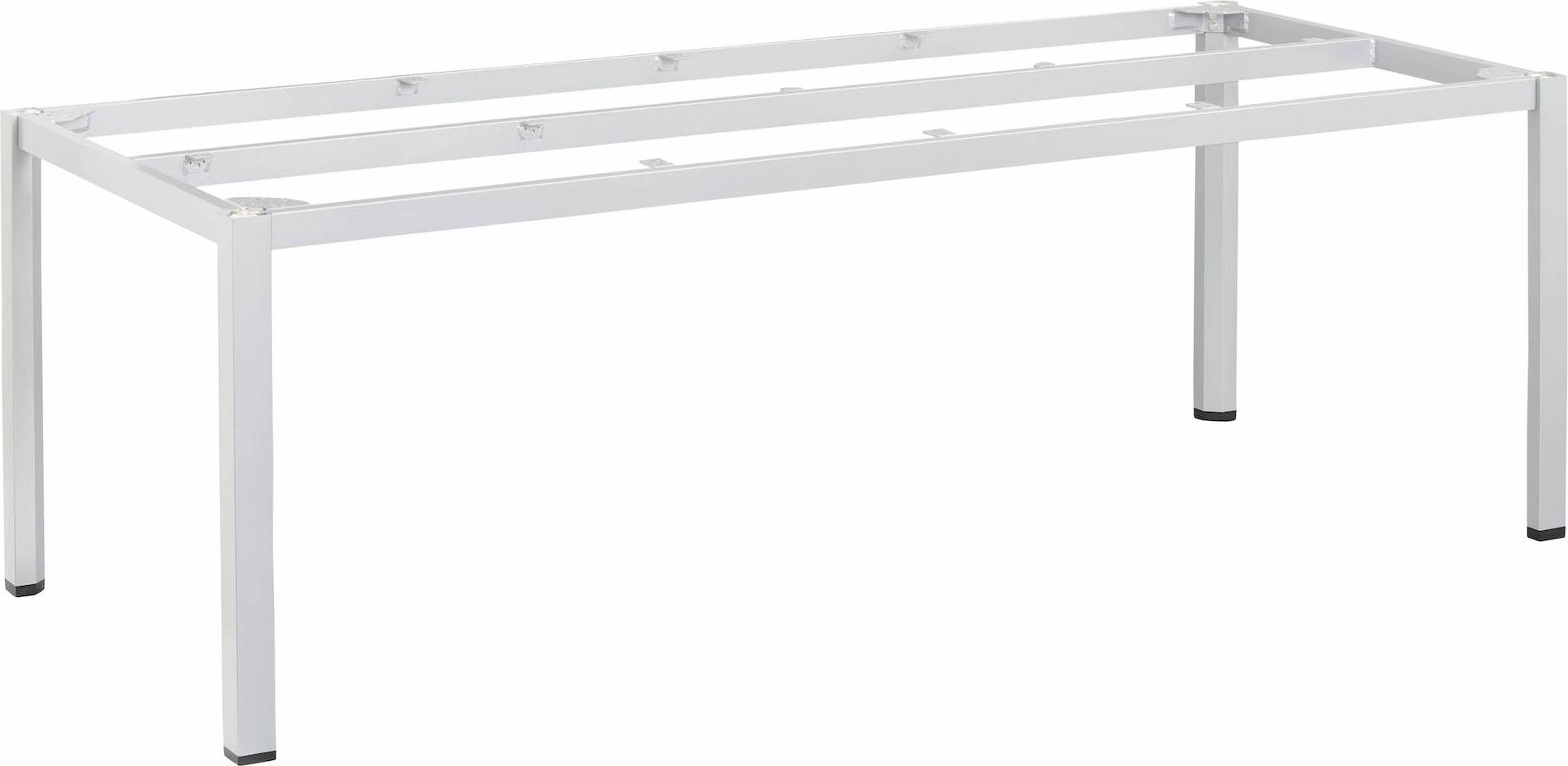 Kettler Tischgestell CUBIC 220 x 95 cm, Aluminium Silber