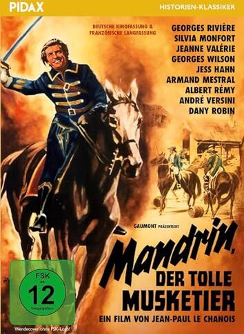 Le, Chanois Jean-Paul - Mandrin, der tolle Musketier / Abenteuerfilm von Jean-Paul Le Chanois („Die Elenden“) (Pidax Film-Klassiker) - Preis vom 11.10.2026 03:10:56 h