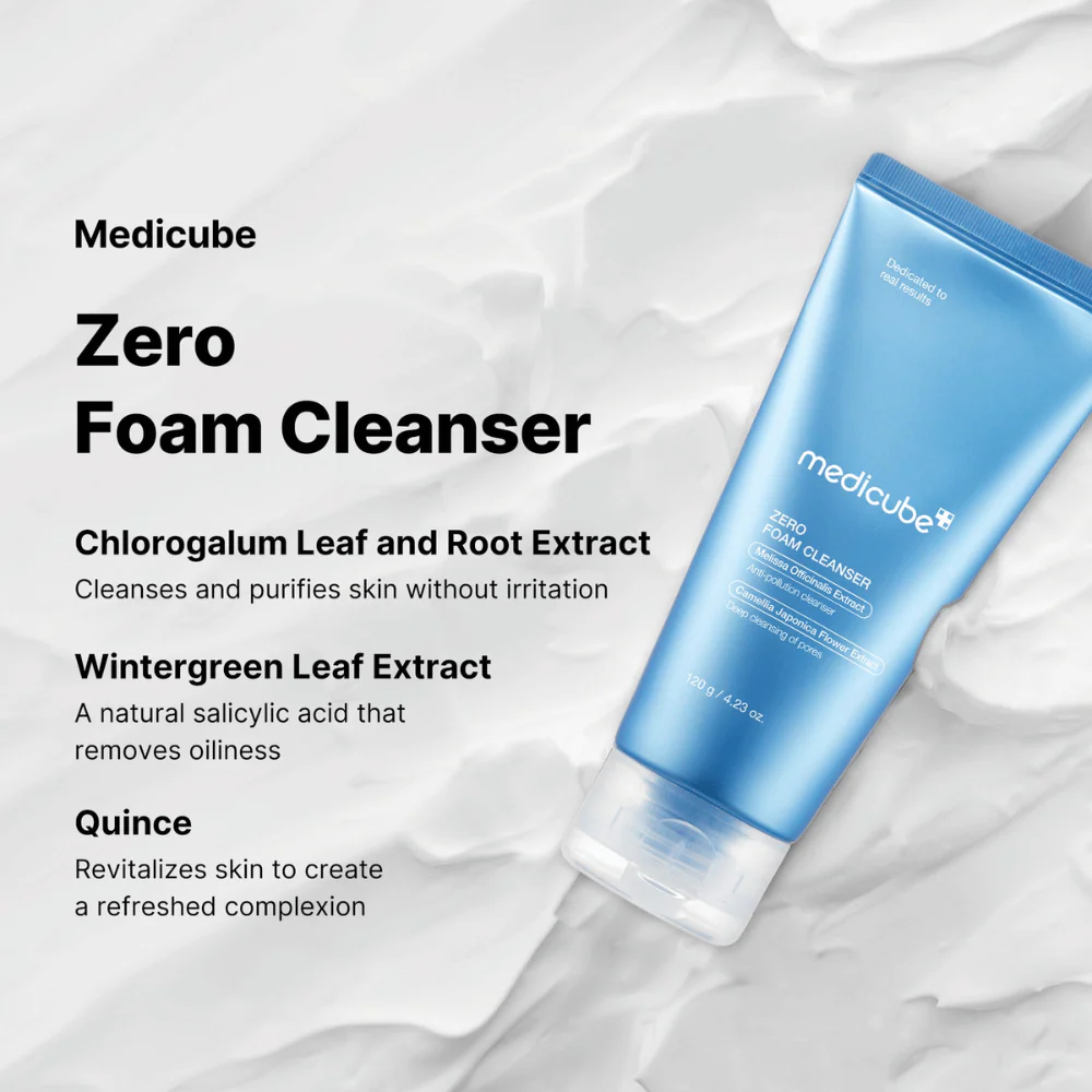 Medicube Zero Facial Foam Cleanser 120mL