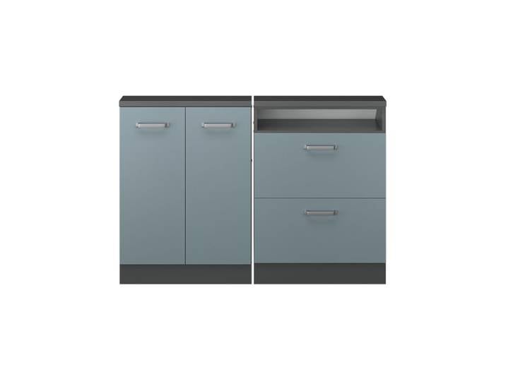 Ensembles de meuble de rangement sous pente Rion Lot de 2 Bleu-gris Vicco 55956