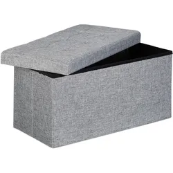 Relaxdays, Sitzbank, Faltbare Sitzbank (38 cm)