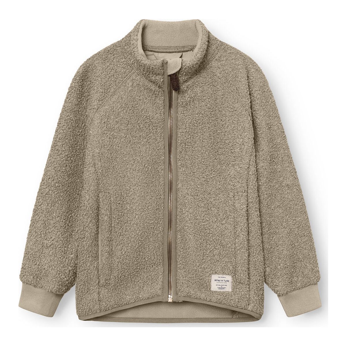 Mini a ture Matcedric Teddyfleece jacket. GRS vert (7530) 6y 1253215217753015