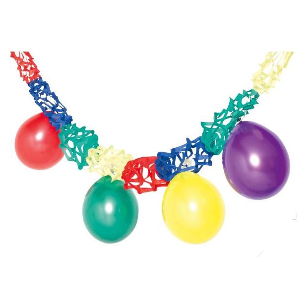 Riethmüller Deko-Set Girlande mit Ballons Latex / Papier 27,9 (5x) (450008)