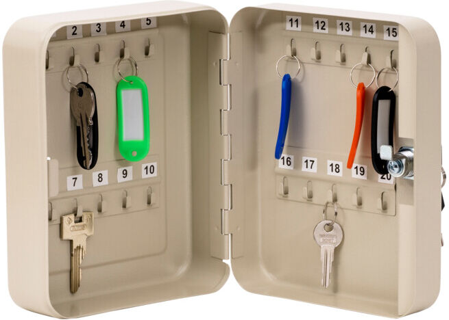 Coffret à clés STIER pour 20 clés, 200x160x80 mm (905342)