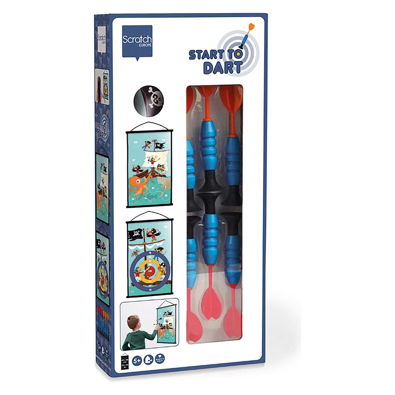 Scratch Dartspiel mit Saugnapf Pirat (276182060)