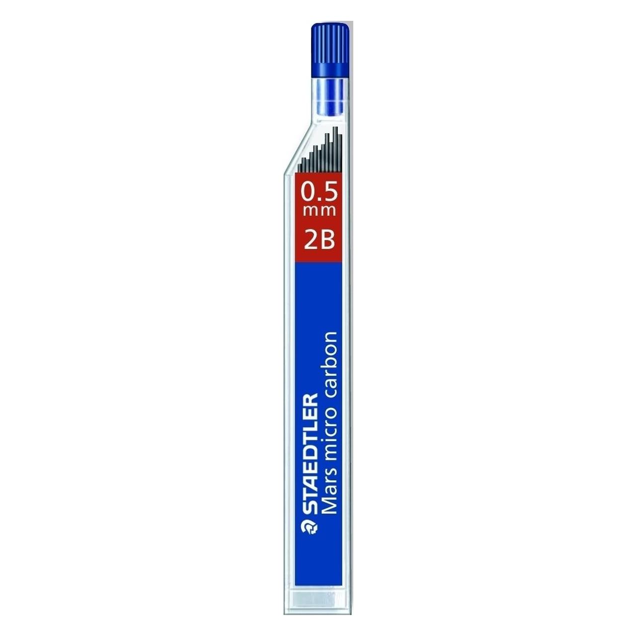 Staedtler Feinmine Mars micro 2B 12St (12 Stk., 0.50 mm, 2B) (250 05-2B)