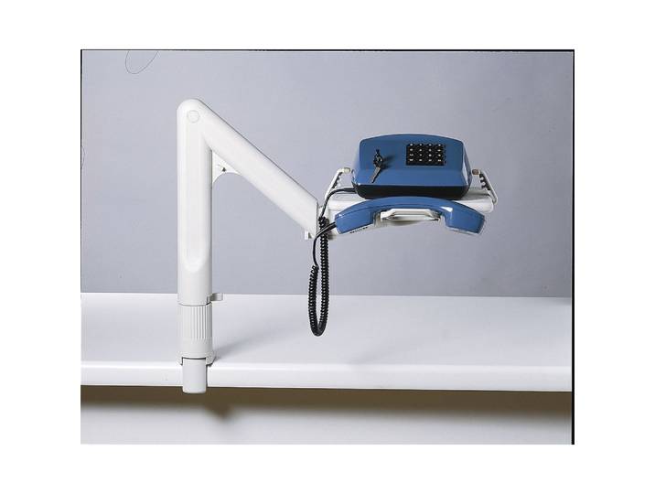 EXACOMPTA Bras pour téléphone Téléscophone Office - Gris lumière