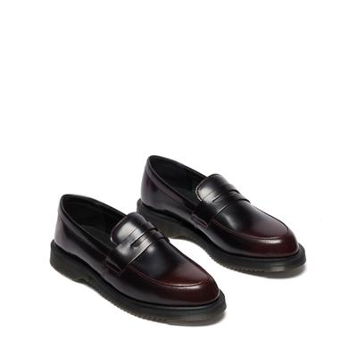 Slipper DR. MARTENS "Temara", Damen, Gr. 39, Leder, rot (weinrot), Schuhe Slipper, Blockabsatz, Mokassin, Loafer mit modischem Zierriegel