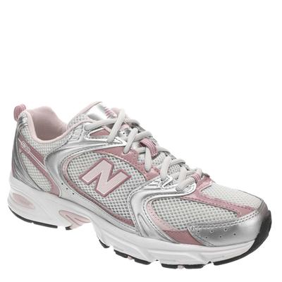 New Balance 530 Athletic in Grey/Rosewood, Size 9.5 D, Fabric