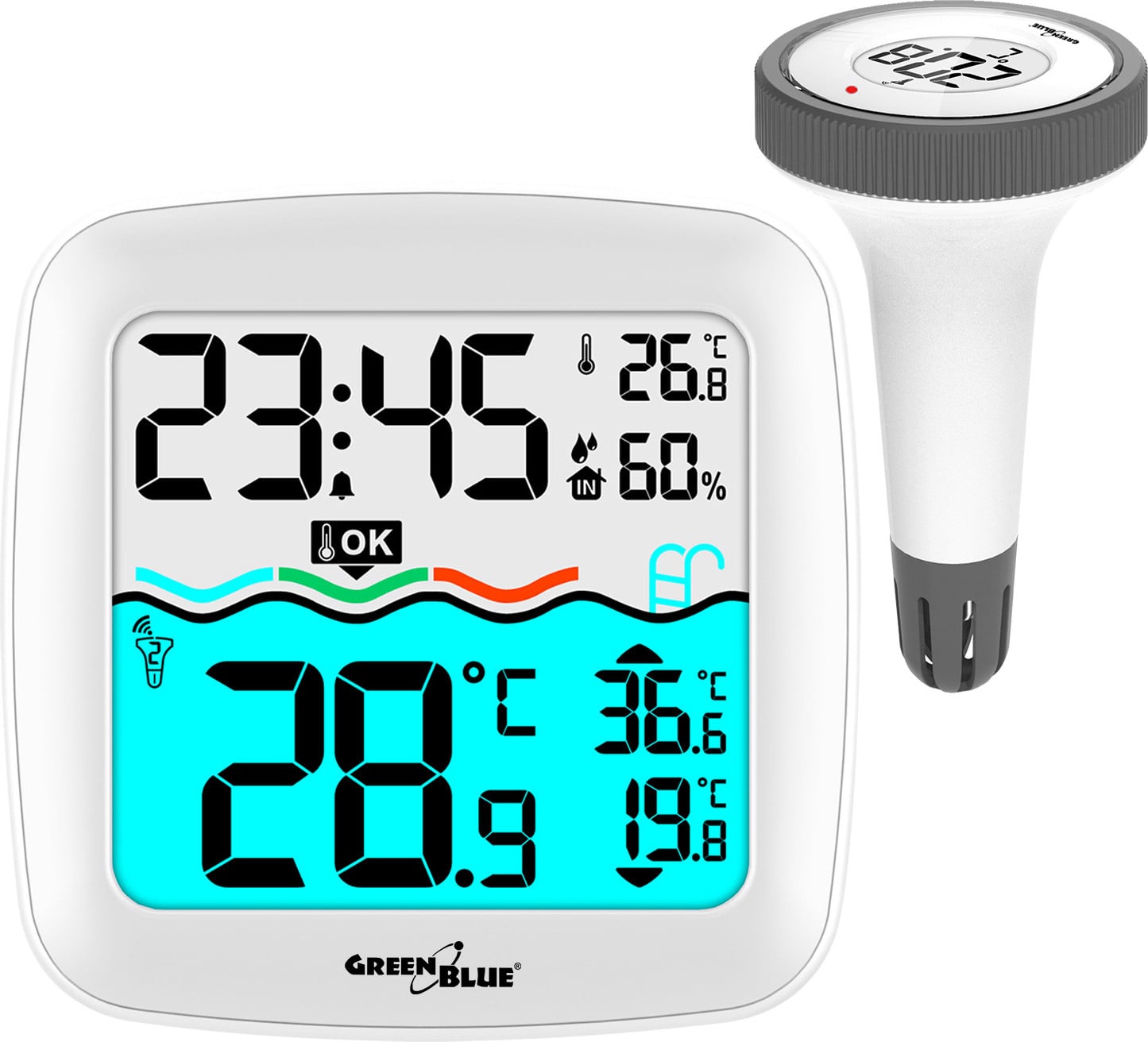 GreenBlue Wireless temperatuursensor voor zwembaden model GB216