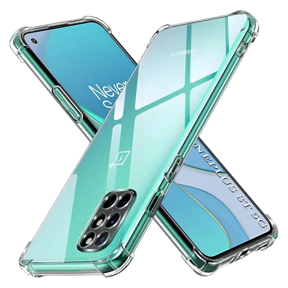 Techsuit - Shockproof Clear Silicone - OnePlus 8T - Clear (OnePlus 8T) (56365552)