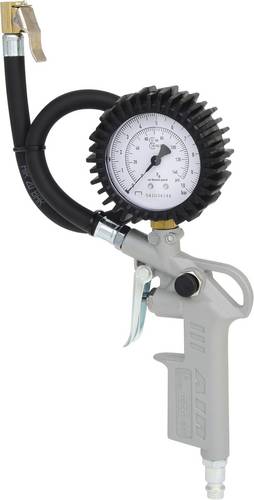 KS Tools Geeichter Druckluft-Reifenfüllmesser, 0-10 bar 515.1960