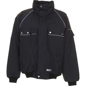 Planam Arbeitsjacke Canvas 320 Winterblouson, Winterjacke, schwarz, wasserdicht, Größe S
