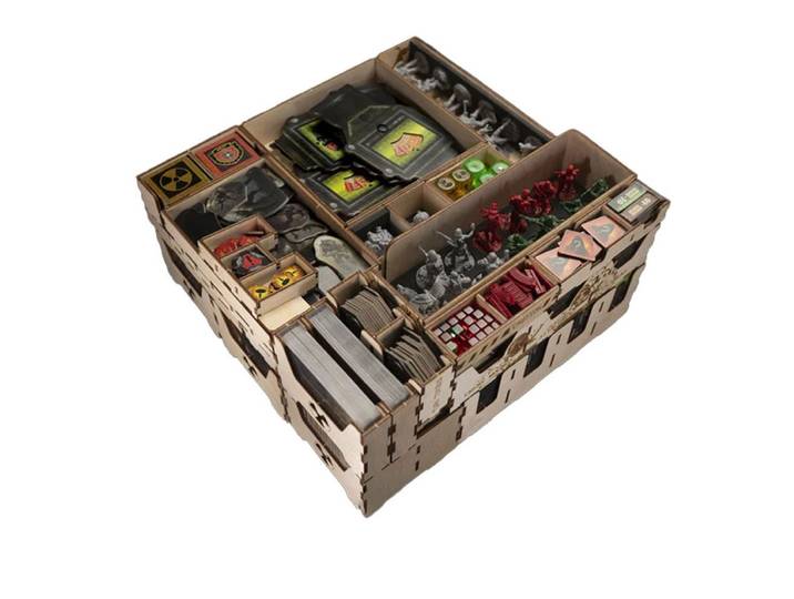 Laserox Spiel Insert für Box Brettspiel Stalker Organizer