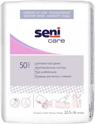 TZMO Deutschland GmbH SENI Waschhandschuhe mit Folie 50 St 00603968