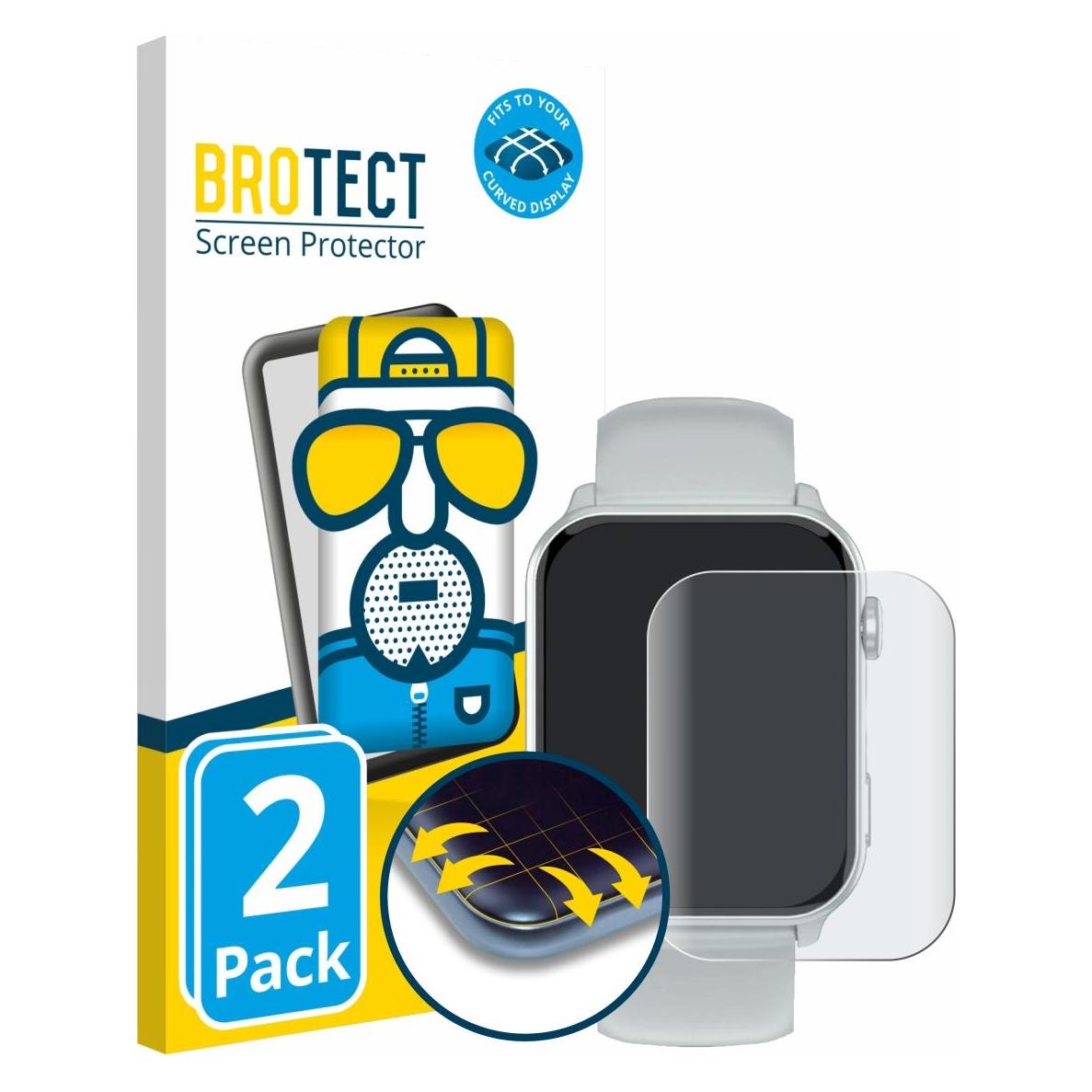 Brotect Fullscreen für Blackview R30 Max Schutzfolie Displayschutz Folie Matt Entspiegelungsfolie (5662283)