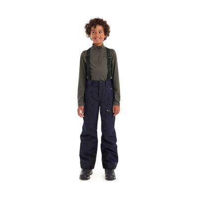 Skihose KILLTEC "Boys Skihose 242", Jungen, Gr. 140, Normalgrößen, blau (navy), Obermaterial: 100% Polyester.Futter: 100% Polyester.Füllung: 100% Polyester, Hosen Skihose, Wasserdichte Skihose mit abnehmbarem Latz und verstellbarem Bund