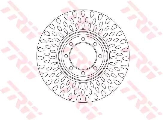 TRW DF6688S Brake disc