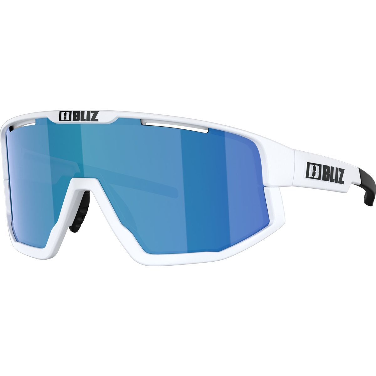 Bliz Fusion Small matt white brown w blue multi (70130225) 0ZB7013-70130225