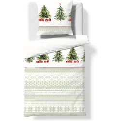 Fleuresse, Bettwäsche, Festive (Bettwäsche Set, 155x220 cm + 80x80 cm)