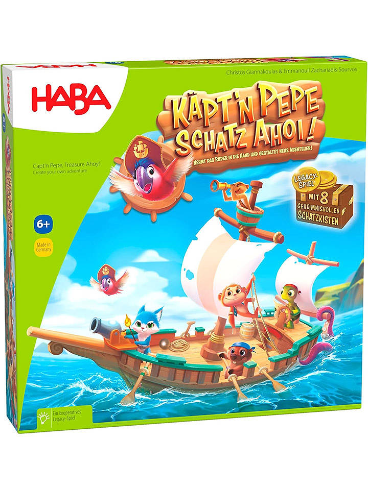Haba Brettspiel "Käptn Pepe, Schatz Ahoi!" - ab 6 Jahren - onesize