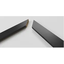 ter Hürne RHQ 25 Rahmenleiste Schwarz extra matt 1146x22x25 mm