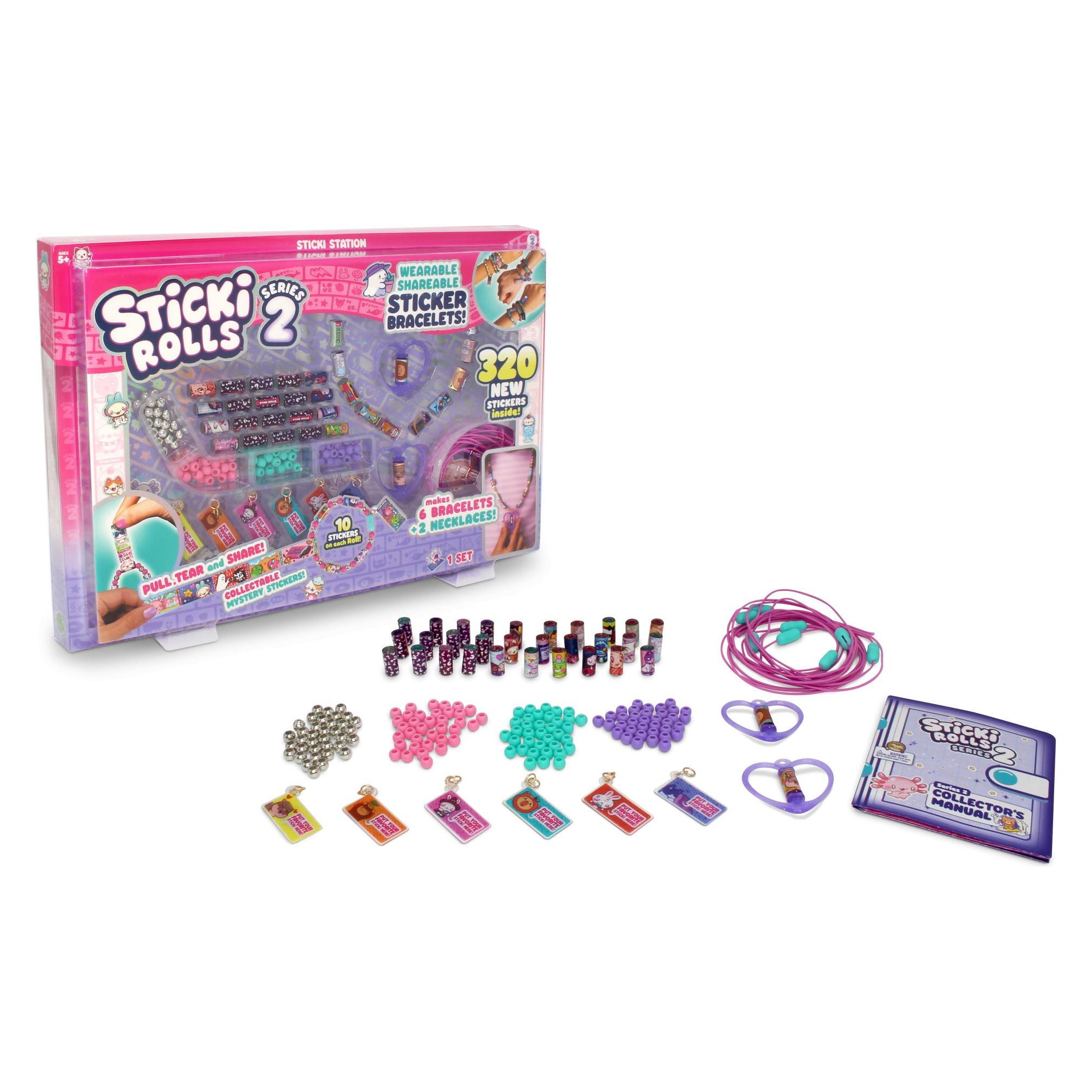 Jazwares Sky Castle Sticki Rolls Sticki Station S2, tragbare teilbare Aufkleber, ultimatives DIY-Auf (OMM1689)