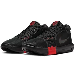 NIKE Lebron Witness VIII Basketballschuhe Herren 005 - black/white-university red 38.5