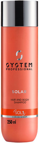 250ml System Professional LipidCode Solar Sol1 Hair & Body Shampoo