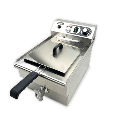 HCB Fritteuse - 14 Liter - 400V - Edelstahl
