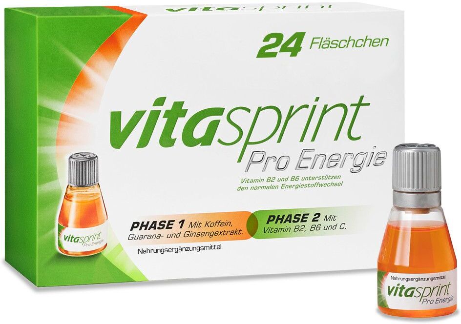Vitasprint Pro Energie Trinkfläschchen 24x25 ml Ampullen
