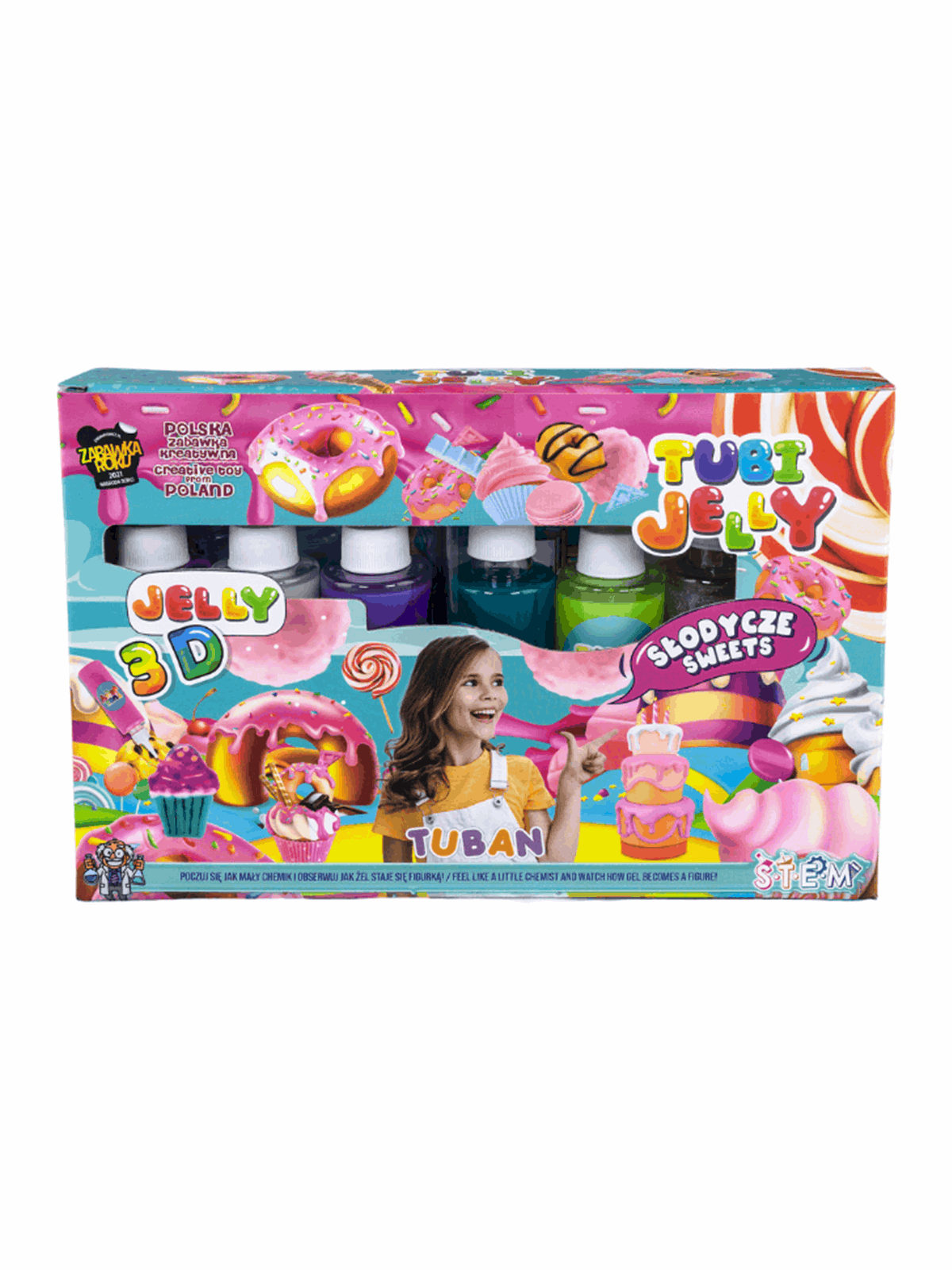 Tuban Tubi Jelly Set mit 6 Farben - Süßigkeiten