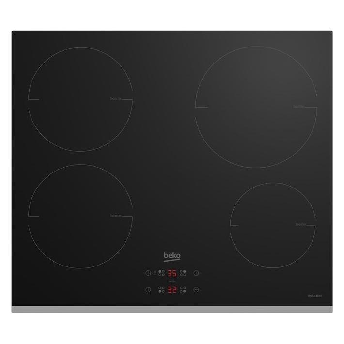 Beko Induction hob HII64402MTX (60 cm, Induktionskochfeld) (HII64402MTX)