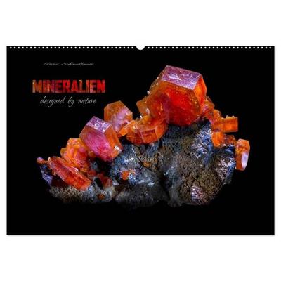 MINERALIEN designed by nature (Wandkalender 2027 DIN A2 quer), CALVENDO Monatskalender