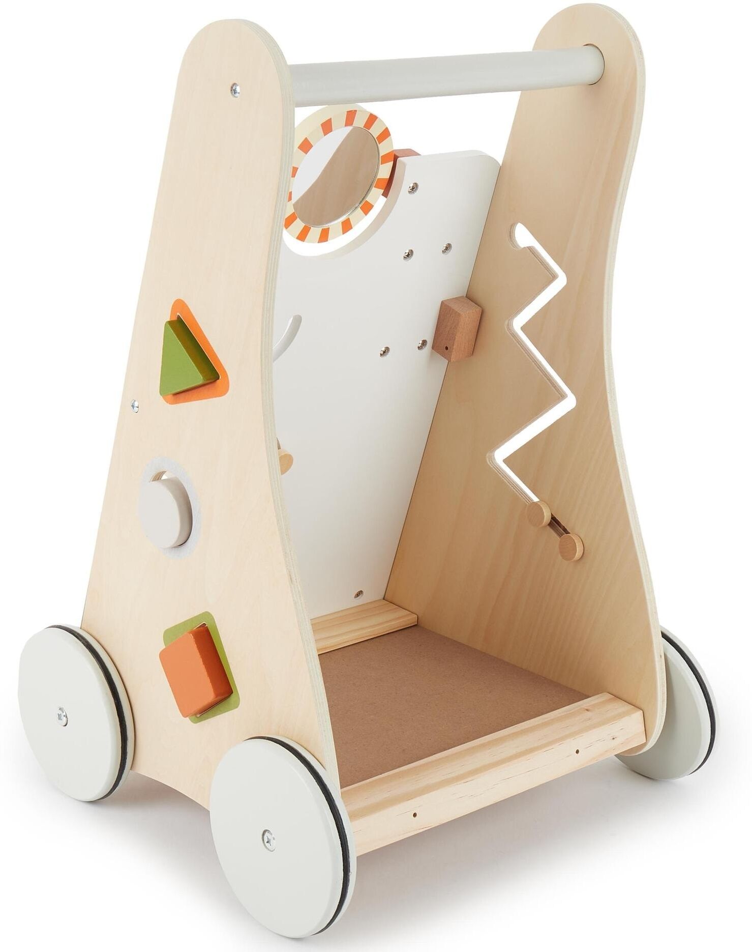 Lauflernwagen BIECO, Kinder, beige (sand), MDF - Mitteldichte Holzfaserplatte, Lauflernhilfen Lauflernwagen sand Einheitsgröße