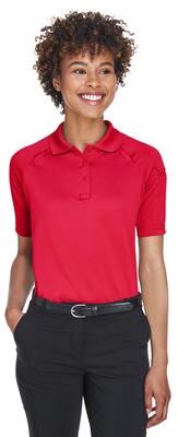 Harriton M211W Women's Advantage Tactical Polo Shirt in Red size XL   Polyester