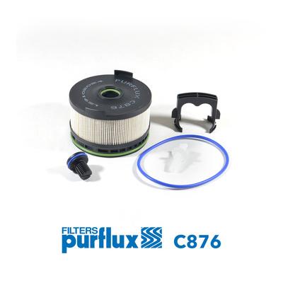 PURFLUX Kraftstofffilter C876 Filtereinsatz 72mm für Mercedes