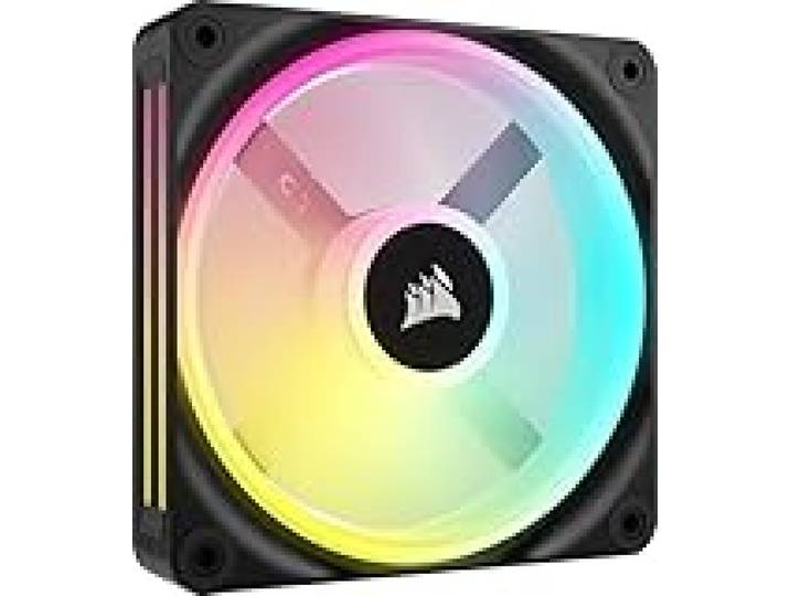 Corsair iCUE Link QX120 RGB à Dôme Magnétique de 120mm Ventilateur - Noir