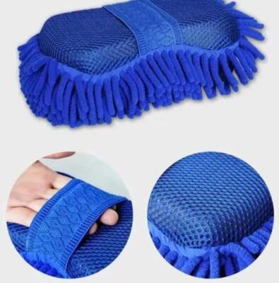 Multicon Wholesale Hub Car Wash Sponge, Blue Microfiber, Cleaning Tool, Auto Washing, Brush Pad, Towel Gloves, Styling Accessories Car Wash Sponge, Blue Microfiber, Cleaning Tool, Auto Washing, Brush Pad, Towel Gloves, Styling Accessories
