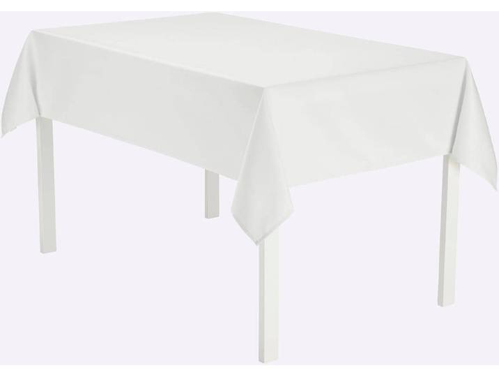 Tischdecke Gr. 4, weiß, B:130cm L:170cm, Tischdecken, Tischdecke