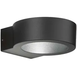 Außenwandleuchte Haustürlampe Fassadenleuchte schwarz LED Gartenleuchte Up Down