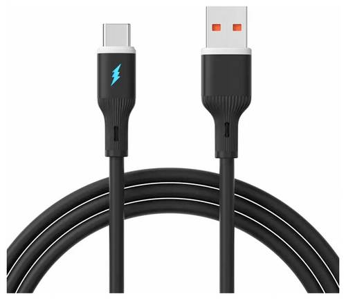 Akyga USB-Kabel USB-A Stecker, USB-C Stecker 1m Schwarz AK-USB-62
