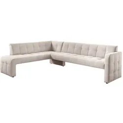 Exxpo by Gala Eckbank Barista Cord Beige 3-Sitzer