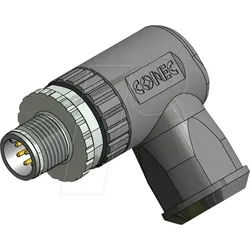 SAL-12-RSWC8-S - SAL M12x1, 8-pol, Stecker, gewinkelt