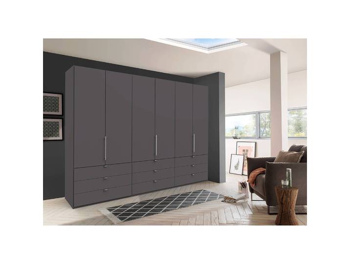 Armoire à portes pliantes II 300 x 216cm Marron/Havanne