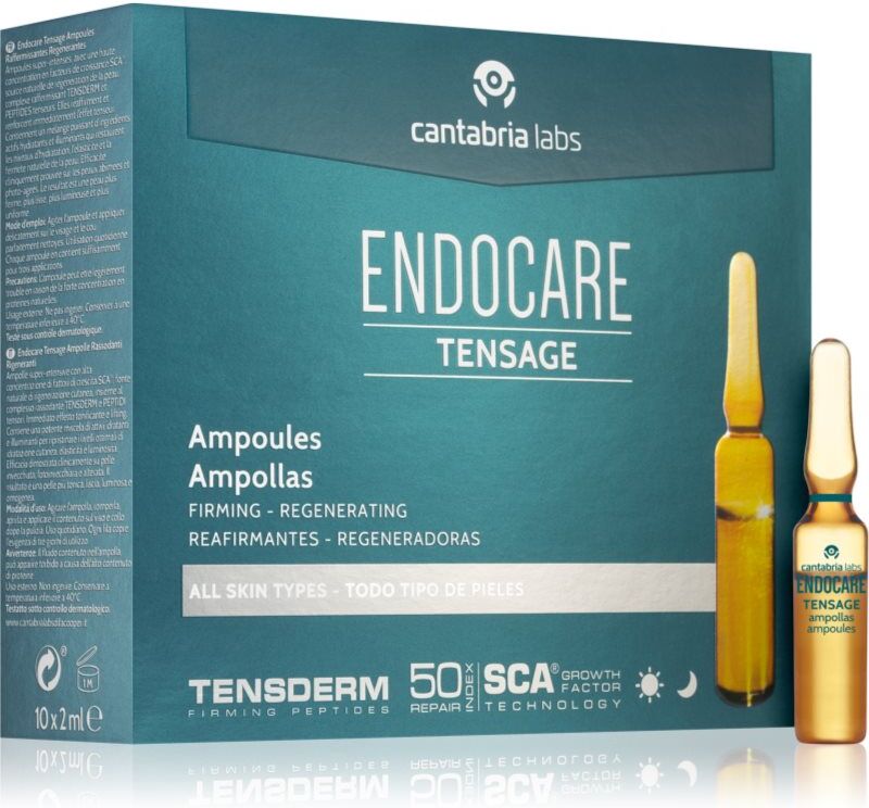 Endocare Tensage Ampulle mit festigender Wirkung 10x2 ml