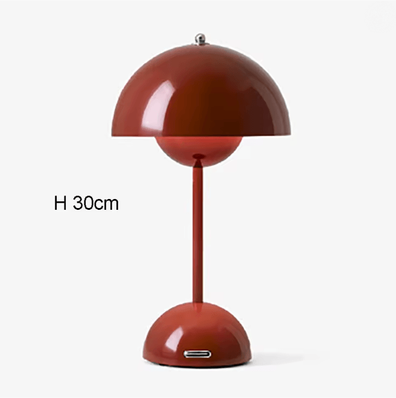 Inspire Essentials Minimalist LED Bedside Table Lamp Flower Bud Desk Light For Bedroom And Office e