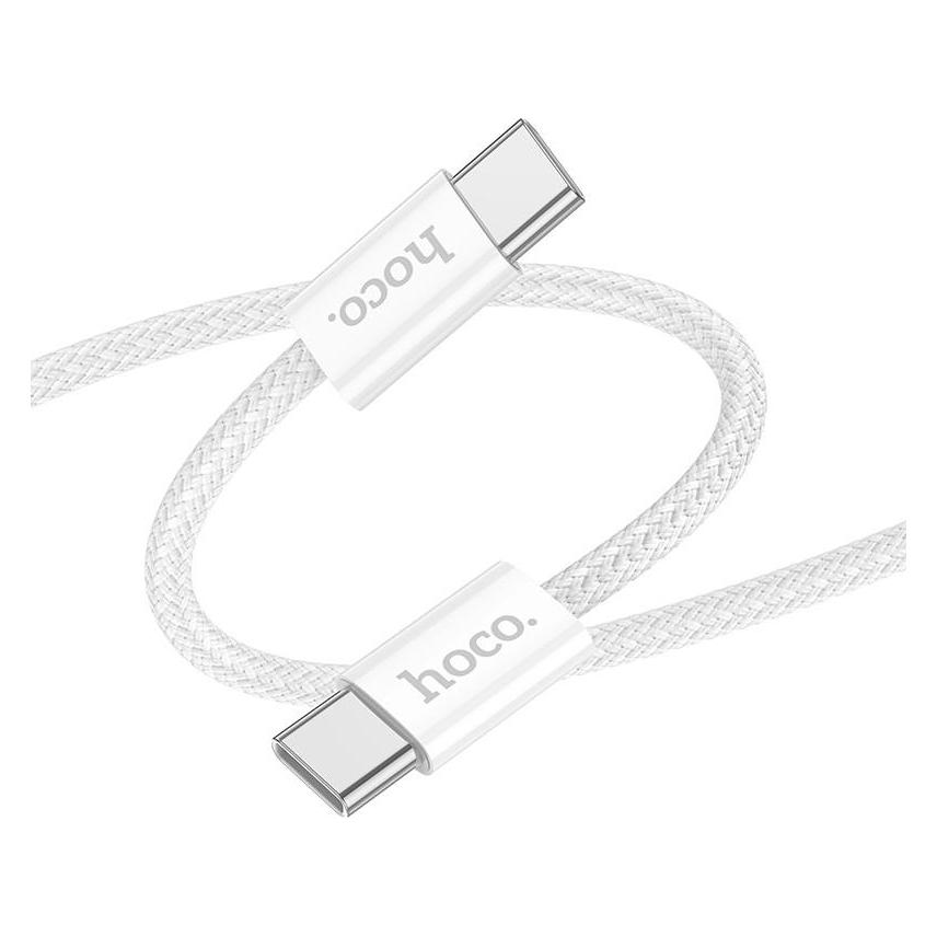 Hoco USB-Kabel X104 60 W, USB-C auf USB-C, 2,0 m, weiss (2 m, USB 2.0, 60 W) (49572044)