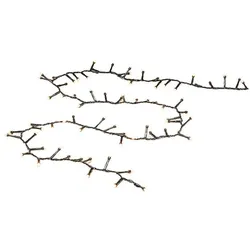 Konstsmide, Lichterkette, LED-Lichterkette Compactlight, 600 LED, 13.1 m, Outdoor (18.10 m)